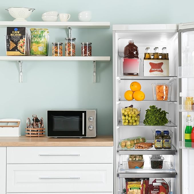 ClearSpace Clear Plastic Storage Bins – Perfect Kitchen Organization and - Image 2