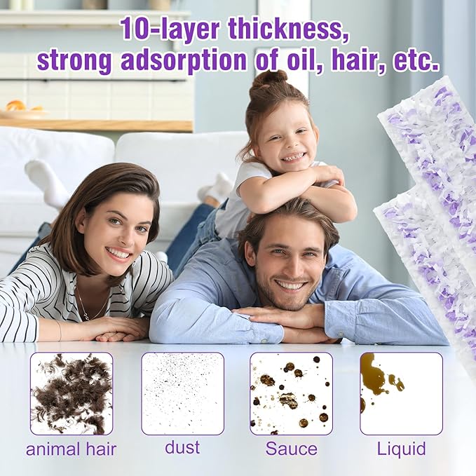 48 Pack Disposable Power Mop Refills Pads Compatible - Image 6