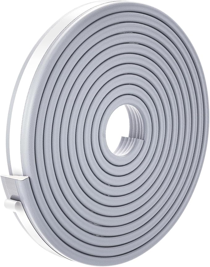 QDiShi 196" Wedge-Shape Weather Stripping Door Seal Weatherproof Foam Seals - Image 2