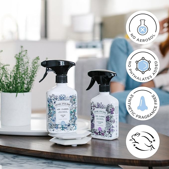 Home-Pourri Air + Fabric Multi-Purpose Odor Freshener Spray, 11 Fl Oz, Fresh - Image 7
