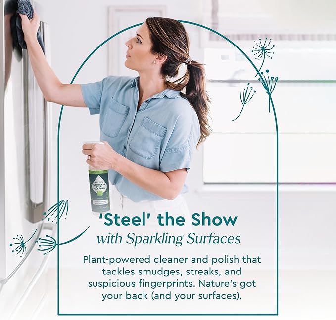 Puracy Stainless Steel Cleaner, Natural Stainless Steel Sink Cleaner, Stainless - Image 2