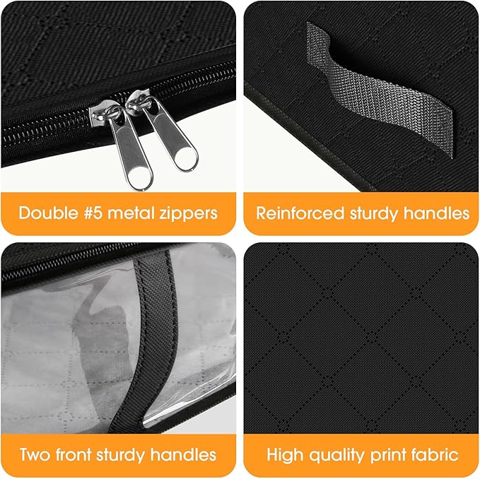 StorageRight Under Bed Storage Bins, Breathable Organizer - Image 3