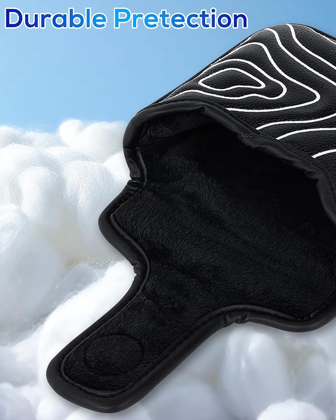 Big Teeth Golf Club Covers Full Set Driver Headcover Fairway Wood Hybrid Golf - Image 7