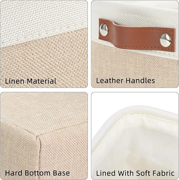 DULLEMELO Cube Storage Bin 13x13, Collapsible Fabric Storage Cube - Image 3