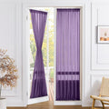 Tollpiz Sheer Door Curtain Closet Linen Textured Curtains Sheer Doorway Light by Tollpiz