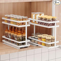 2 Pack Pull Out Spice Rack Organizer by MUSTORN