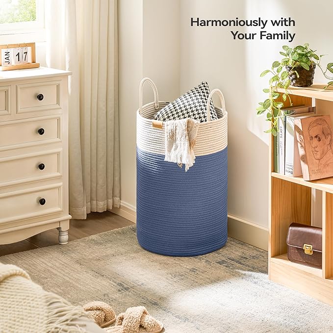Laundry Hamper 75L, Large Laundry Basket - Image 2