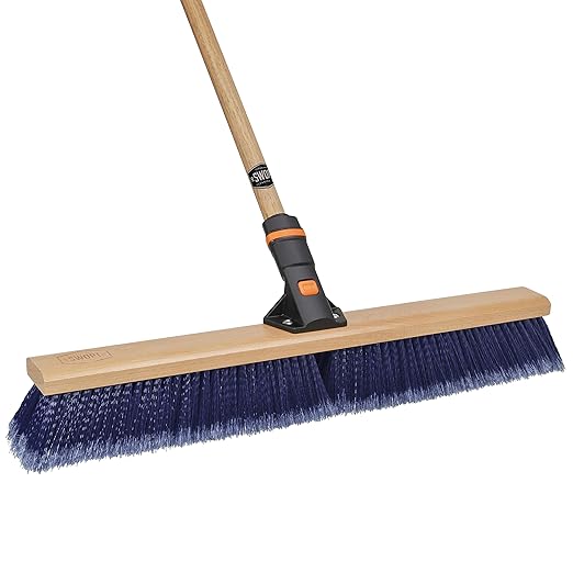 SWOPT 24” Premium Multi-Surface Push Broom Head — Cleaning Head Interchangeable by SWOPTCleaning