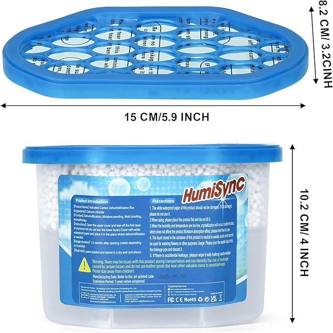 Moisture Absorbers 10 Pack, Portable Humidity Absorber Boxes - Image 9