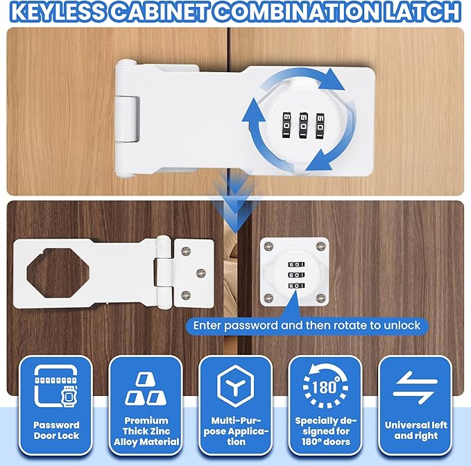 Keyless Cabinet Lock with Combination Code - Image 8