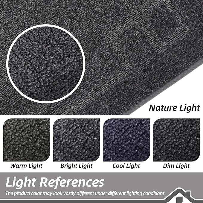 BEQHAUSE Door Mat 32" x 48", Non-Slip Door Mats Indoor Entryway Rugs Washable - Image 9