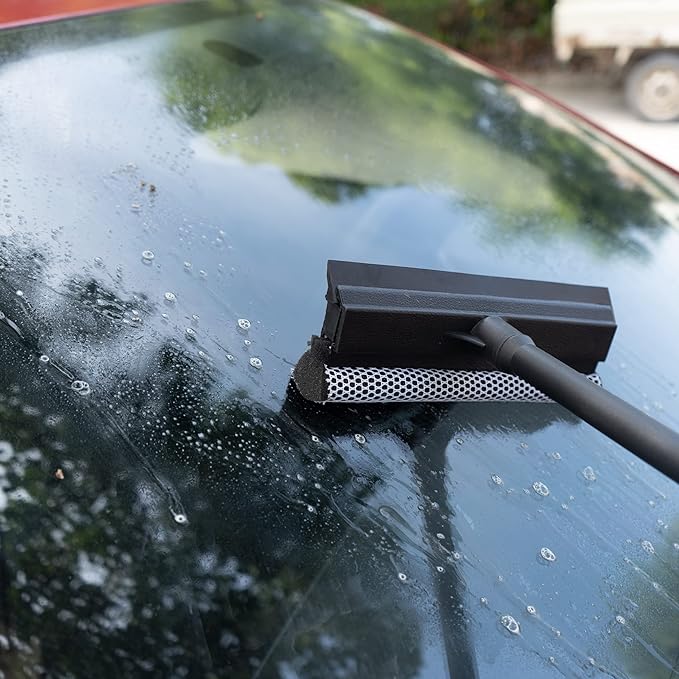 Matthew All Purpose Window Squeegee w/Premium Microfiber Cloth 3Pcs, Car - Image 4