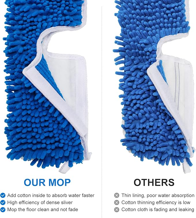 3 Pack Mop Heads Replacement Compatible - Image 4