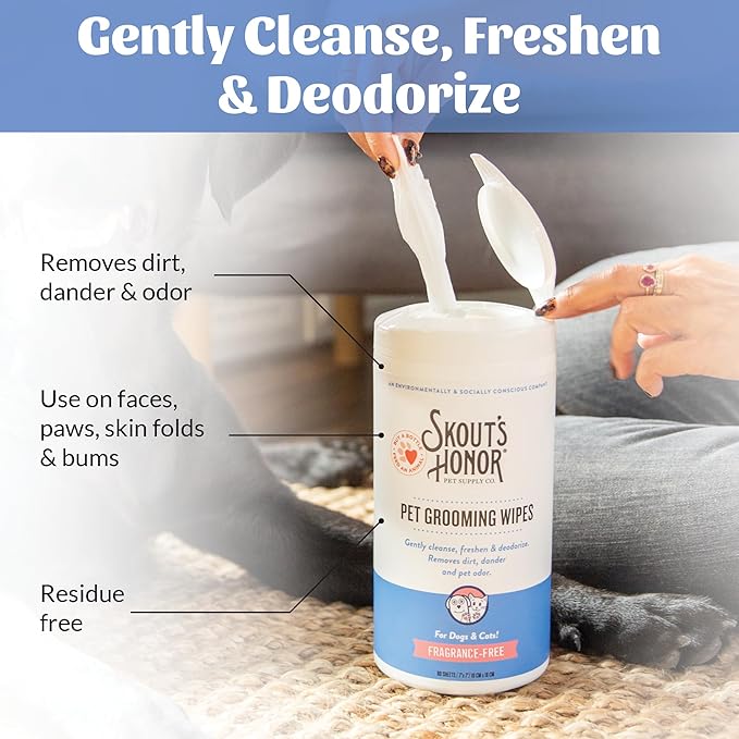 SKOUT'S HONOR Pet Grooming Wipes - Image 6