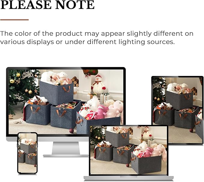 GRANNY SAYS Storage Baskets for Shelves, Closet Organizer Bins, Clothes Storage - Image 9