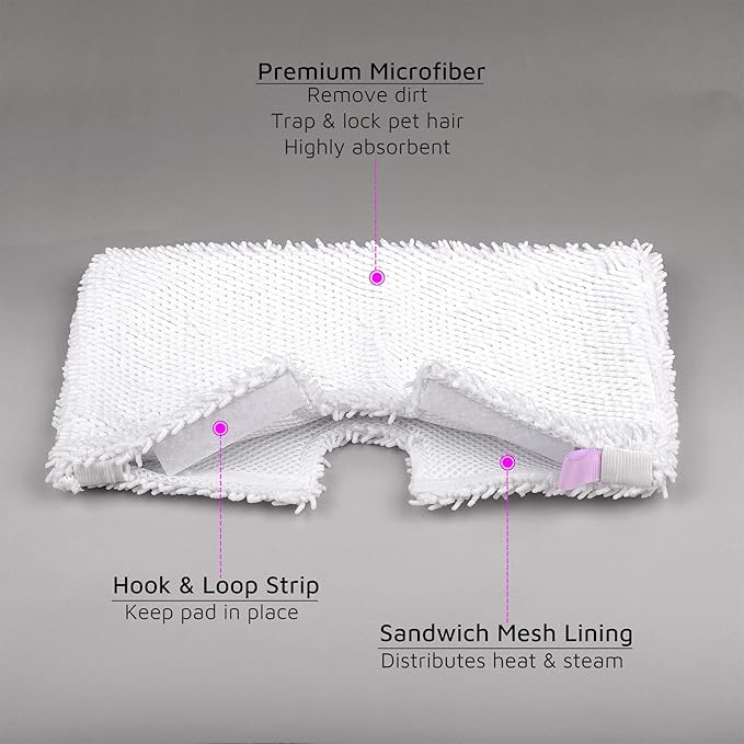Flammi Steam Mop Replacement Pads - Image 5
