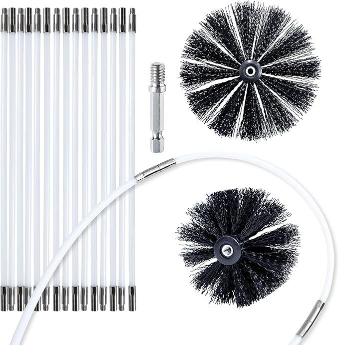 HOKLNUSE Dryer Vent Cleaner Kit Chimney Sweep Cleaning Tools Pellet Stove by HOKLNUSE