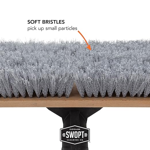 SWOPT 18” Premium Multi-Surface Push Broom Head — Indoor and Outdoor Push Broom - Image 8