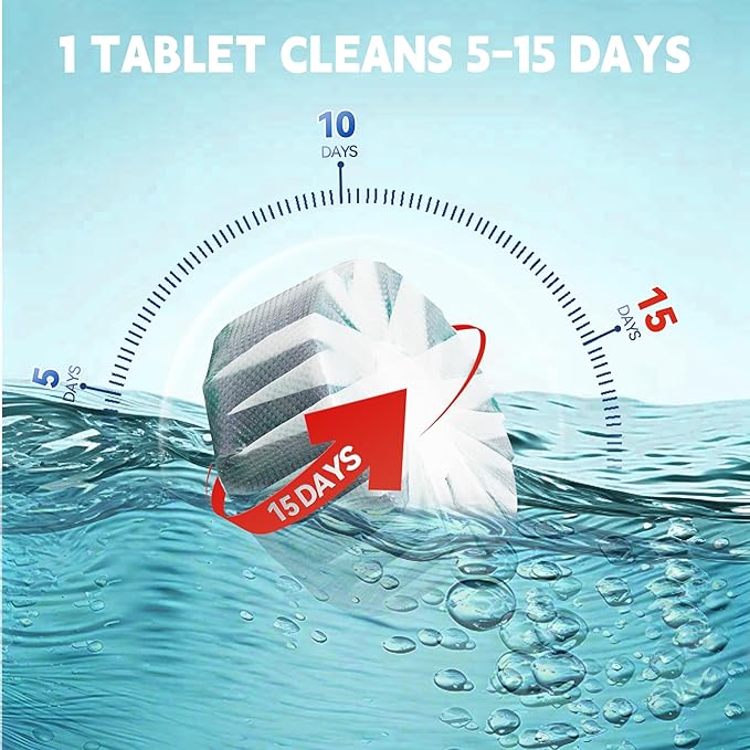 Toilet Bowl Cleaner Tablets, Automatic Toilet Bowl Cleaners, Long-Lasting - Image 6