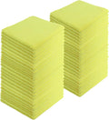 Microfiber Cleaning Cloths, 120 Pack, All-Purpose, Highly Absorbent, Washable by JDHomease