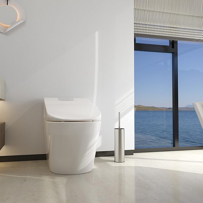 BGL Toilet Brush and Holder, Stainless Steel Toilet Brushes - Image 8