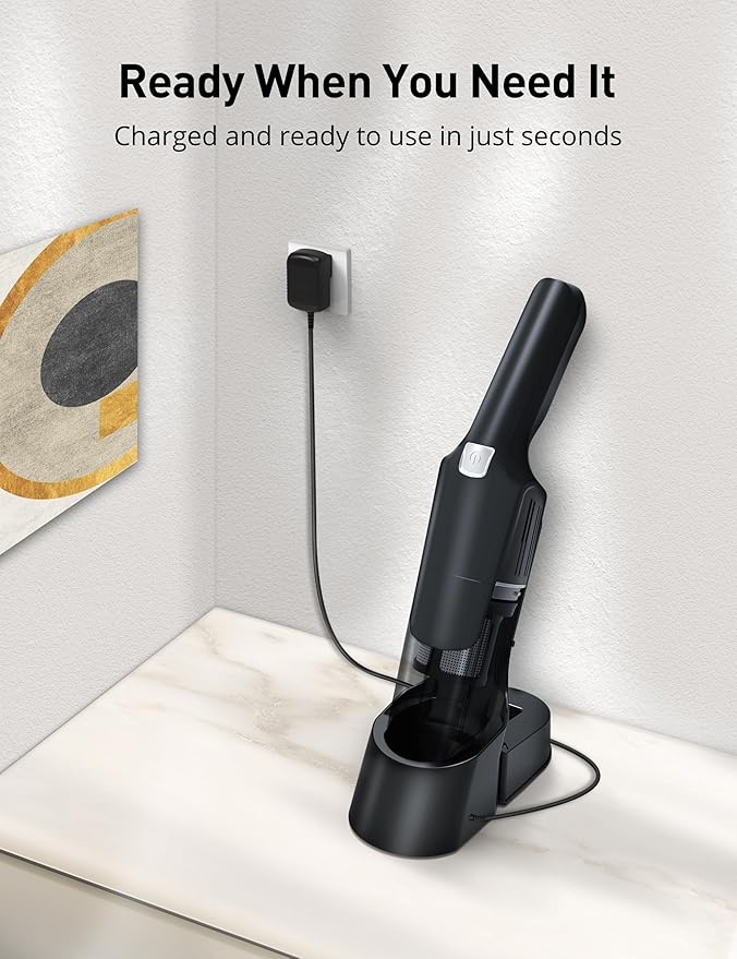 Successor Handheld Vacuum, Cordless Vacuum 15KPA Powerful Car Vacuums, - Image 7