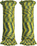 Braid 7 Strand Outdoor Survival Paracord Polyester Rope Nylon Rope Mix Thick by GIAHAND