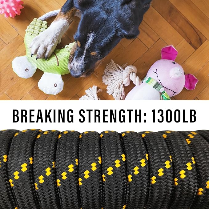 Diamond Braided Polypropylene Rope Nylon Rope Mix Thick Heavy Duty Ropes 1/2 - Image 2