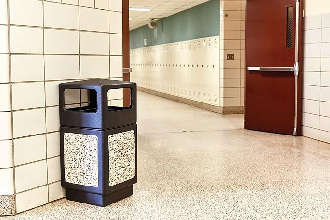 Safco Canmeleon Trash Can, 38 Gallons, Indoor and Outdoor Use, Durable & - Image 6