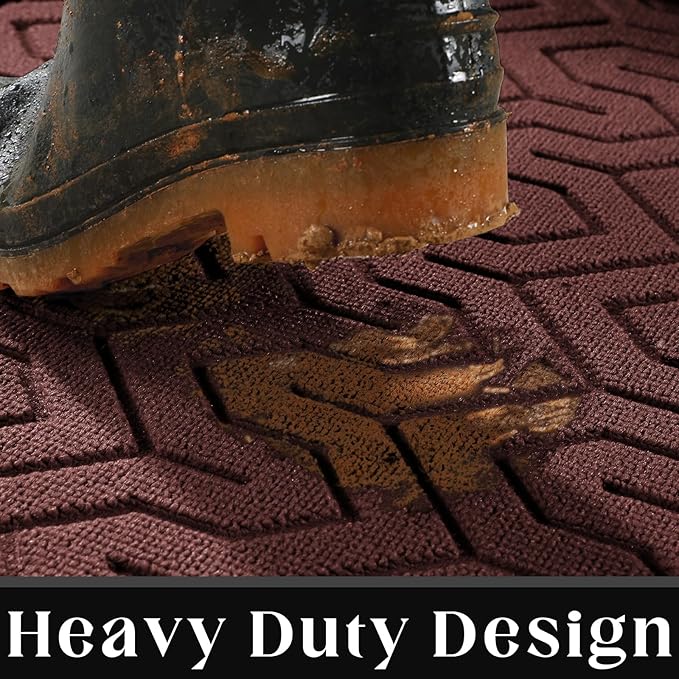 Yimobra Large Door Mat Outside Entrance 47x32, Waterproof Heavy Duty Outdoor - Image 3