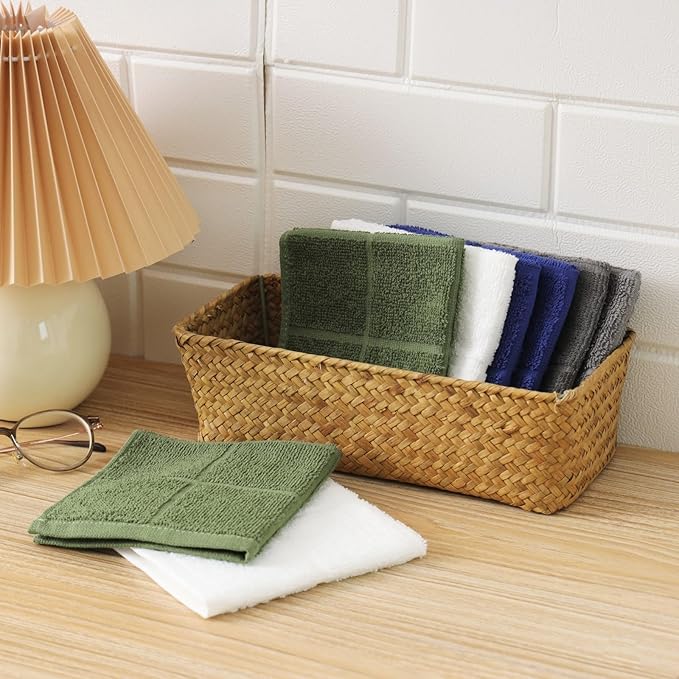 Glynniss Dishcloths Kitchen Highly Absorbent Dish Rags 100% Cotton Dish Cloths - Image 7