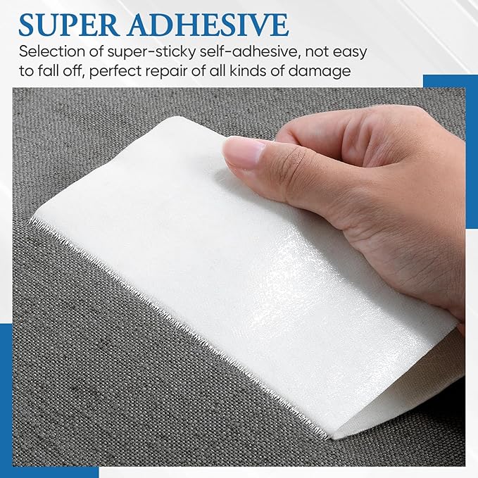 Canvas Patch 5.5 x 8 Inches 6Pcs Self-Adhesive Waterproof Canvas Patch Kit - Image 3