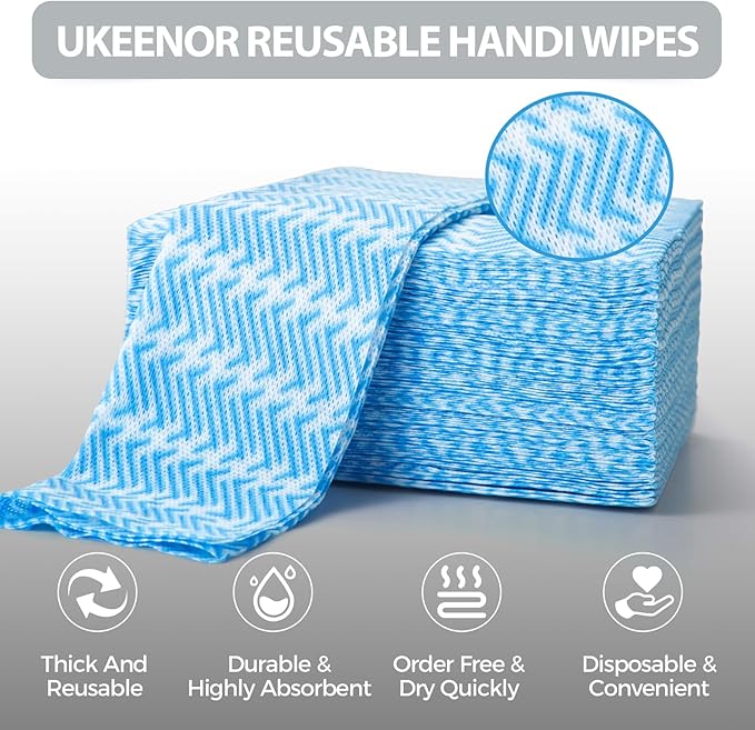 Disposable Dish Cloths, Machine Washable J Cloth, Heavy Duty Handy Cleaning - Image 3