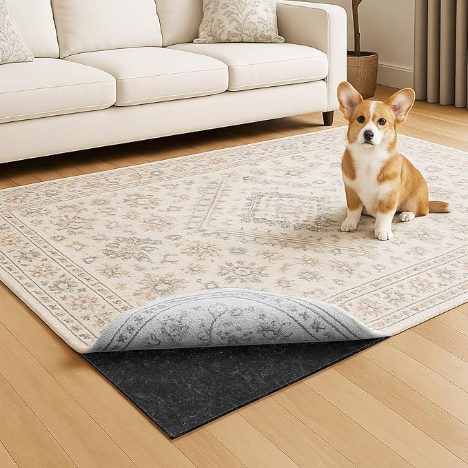 Warmstar 8x10 FT Non Slip Rug Pad, 100% Waterproof Felt Rug Pad by Warmstar