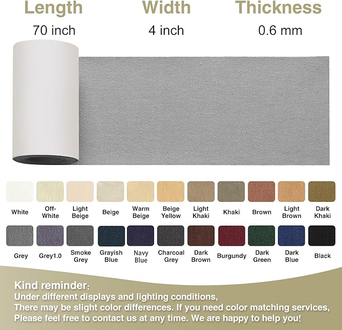 Canvas Repair Tape 4×70 Inch Waterproof Self-Adhesive Fabric Repair Patch - Image 4