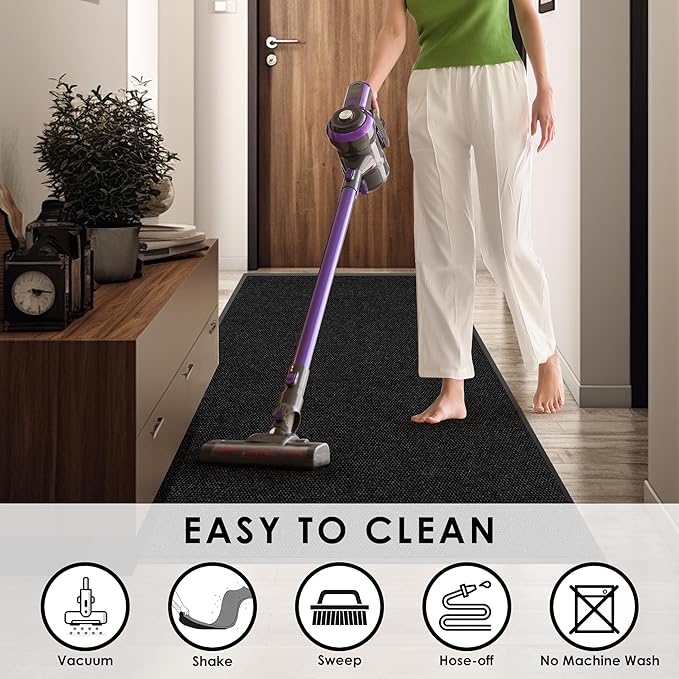 4′ x 32′ Front Door Mat Indoor Outdoor Entrance, Commercial Floor Mat Heavy - Image 6