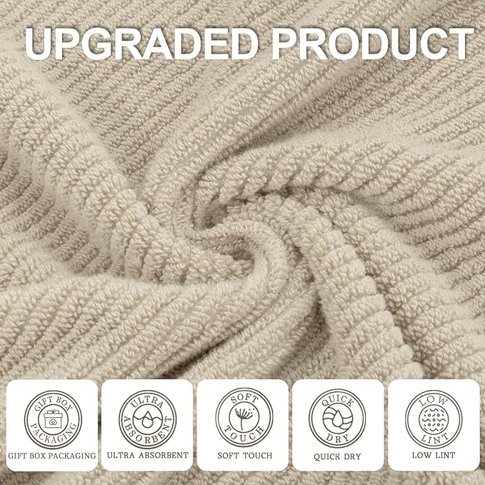 VOOVA & MOVAS Bath Towel Sets - Image 2