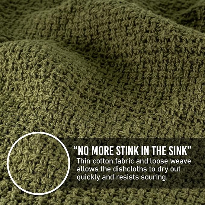 Old Fashion 100% Cotton Dishcloths - Image 2