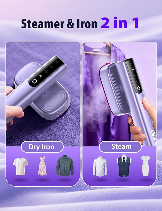 Sundu Steamer for Clothes, 15s Fast Heat-up Handheld Garment Steamer, 35mins - Image 3