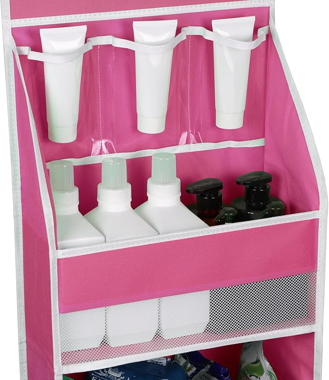Univivi 6-Shelf Over Door Hanging Organizer Fabric Baby Door Storage - Image 2
