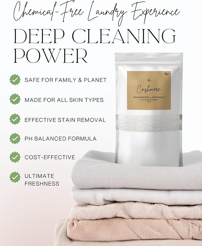 Home "CASHMERE" Laundry Detergent Powder & Laundry Booster – Ultra-Concentrated - Image 2
