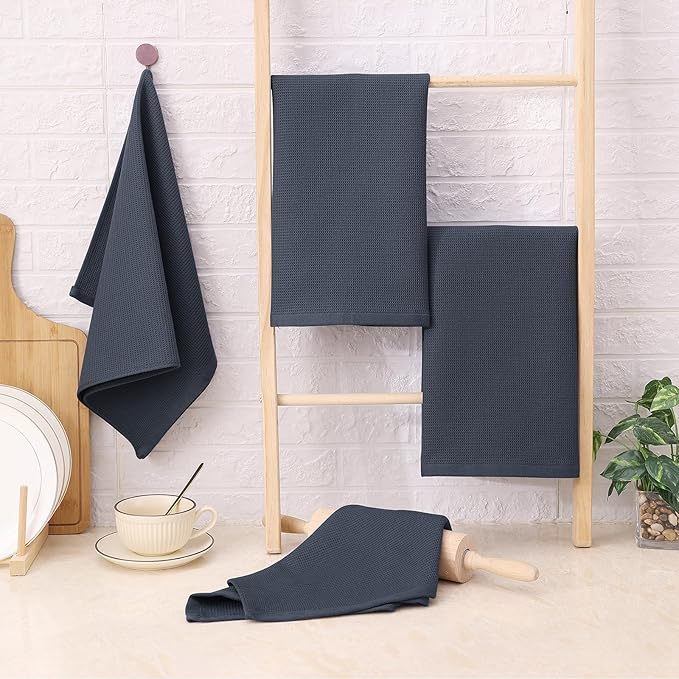 Homaxy 100% Cotton Waffle Weave Kitchen Towels - Image 8