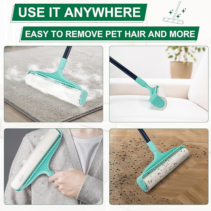 KeFanta Large Lint Rollers for Pet Hair Extra Sticky, 11.8" Wide Giant Lint - Image 3