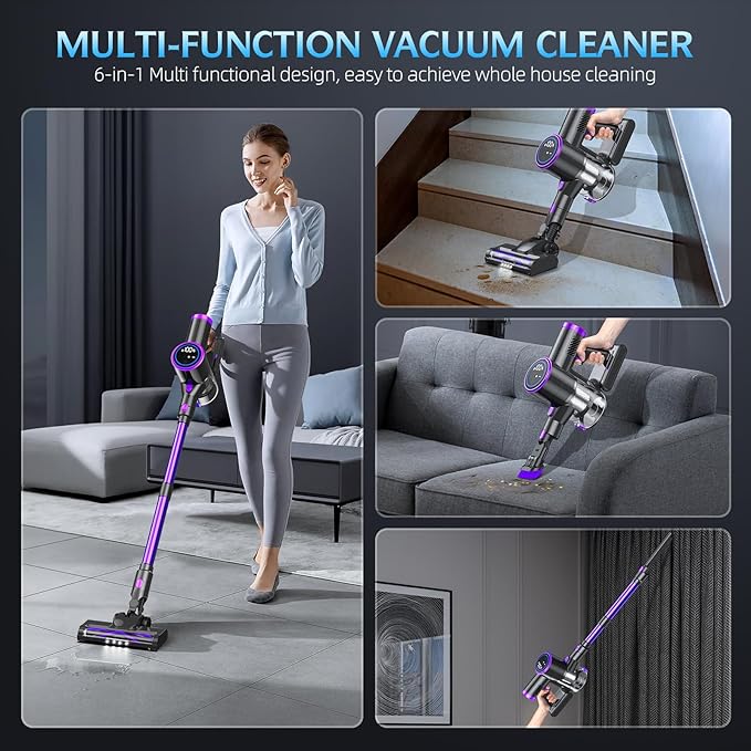 Cordless Vacuum Cleaner, Stick Vacuum - Image 5