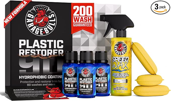 garage bulls Car Plastic Restorer & Hydrophobic Trim Ceramic Coating Kit Car by garage+bulls