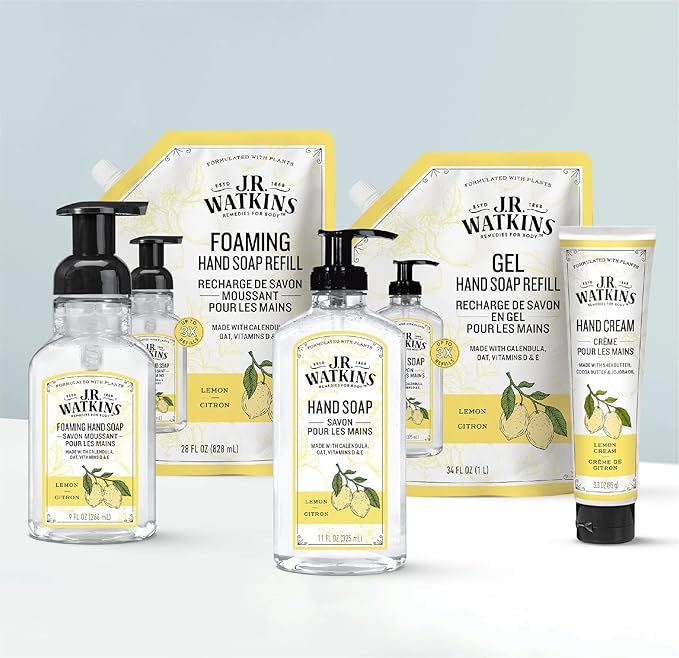 J.R. Watkins Foaming Hand Soap Refills, Alcohol-Free Hand Wash, Cruelty-Free - Image 3