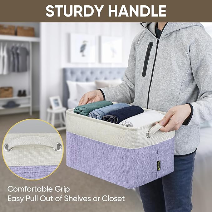 BALEINE 1 Pack Fabric Storage Bins - Image 8
