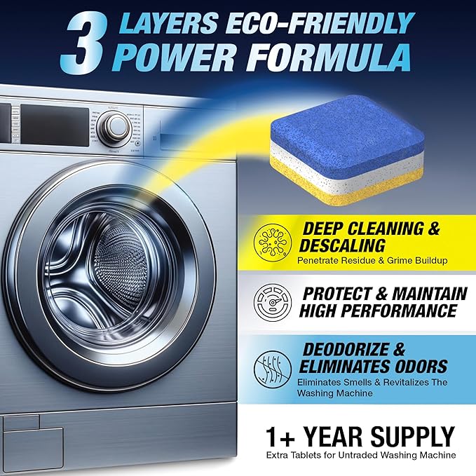 Washing Machine Cleaner Descaler 28 Pack - Image 5