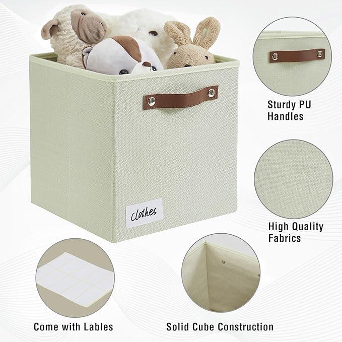 Collapsible Fabric Storage Cube Bins - Image 3