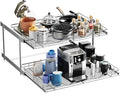 HOLDN’ STORAGE Two Tier Pull Out Cabinet Organizer, Individual Sliding Drawers by HOLDN%E2%80%99STORAGE